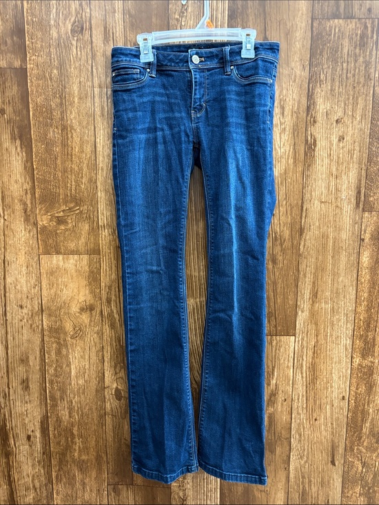 White House Black Market Denim - White House Black Market Dark Blue Flare Jeans